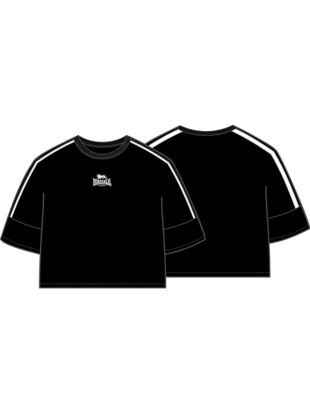Tricou Lonsdale cu dungi negru