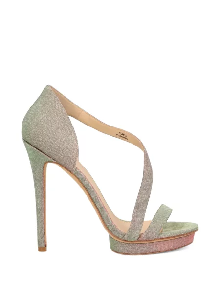 Sandale Brian Atwood cu platformă asimetrice verde