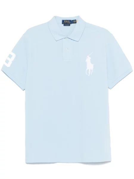 Тениска Polo Ralph Lauren бродирана синьо