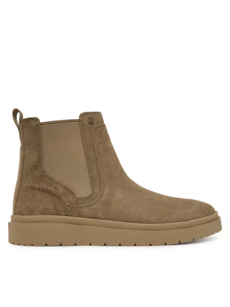 Clarks Sztyblety Polden Easy Beżowy brązowe