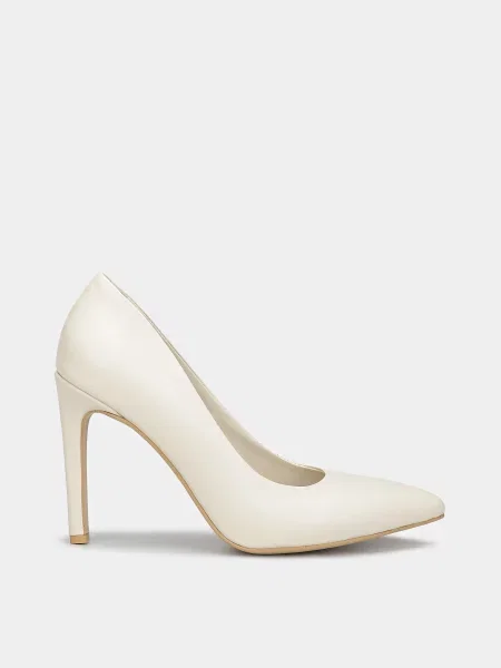 Шкіряні Туфлі-човники Braska бежевий