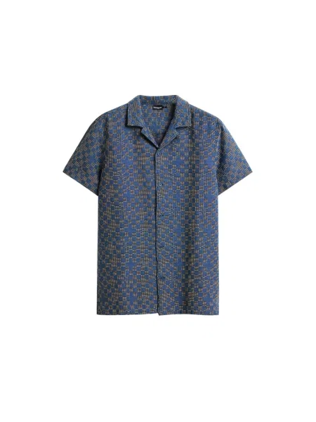 Desigual Košile marine modrá bílá
