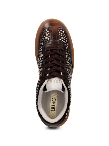 Sneakerși Liu Jo din piele maro