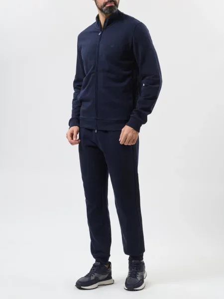 Костюмный спортивный костюм Emporio Armani синий