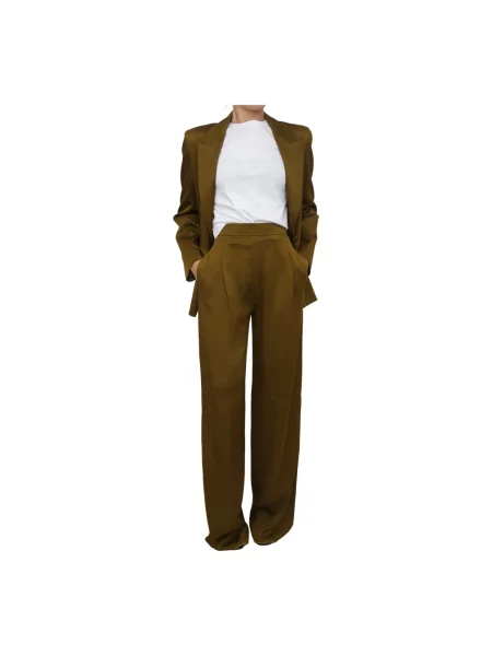 Spodnie Max Mara Studio zielone