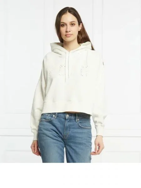 POLO RALPH LAUREN Hanorac | Cropped Fit alb