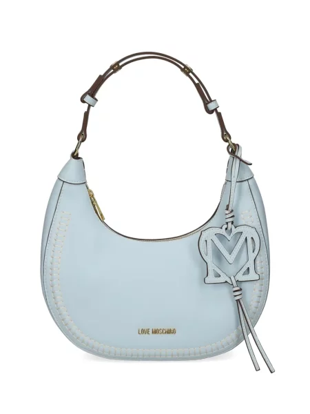 Pandantiv Love Moschino cu motiv cu inimi albastru