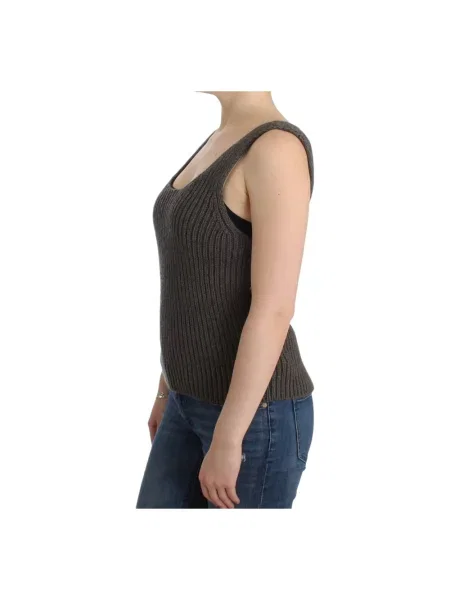 Top Ermanno Scervino wełniany szary