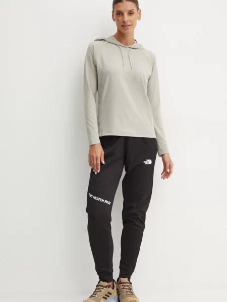 Helly Hansen bluza VERGLAS LIGHT z kapturem melanżowa beżowy