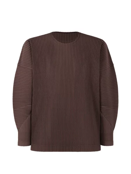 Μπλούζα Homme Plissé Issey Miyake καφέ