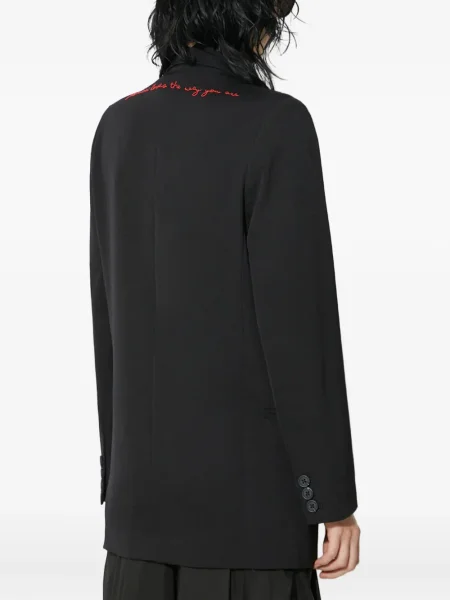 Sacou Fiorucci cu broderie negru