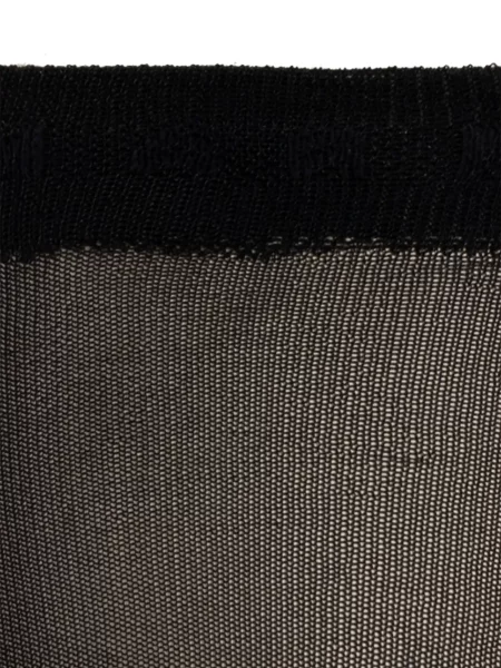 Șosete Marni transparente negru