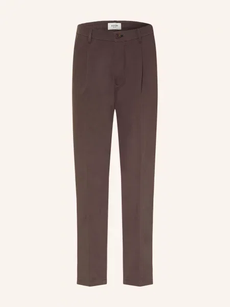 Joop! Jeans Chino Kalhoty Lead Volný Střih tmavě hnědá