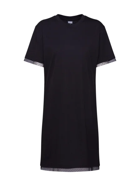 Rochie Urban Classics din dantelă de costum negru