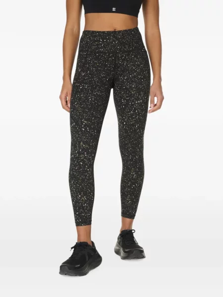 Γυμναστήριο κολάν Sweaty Betty με σχέδιο μαύρο