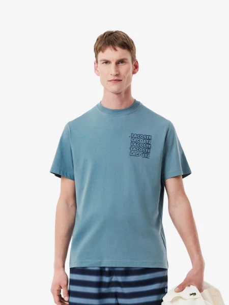 Футболка Lacoste блакитна