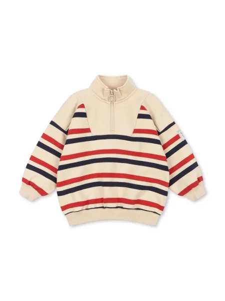 Konges Sløjd кофта дитяча з бавовною LOU HALF ZIP SWEAT GOTS