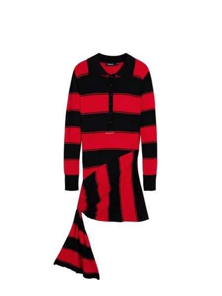 Desigual Rochie roșu negru