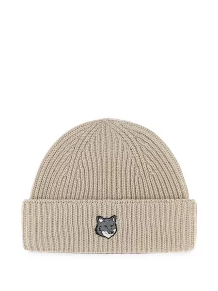 Căciulă Maison Kitsune tricotate