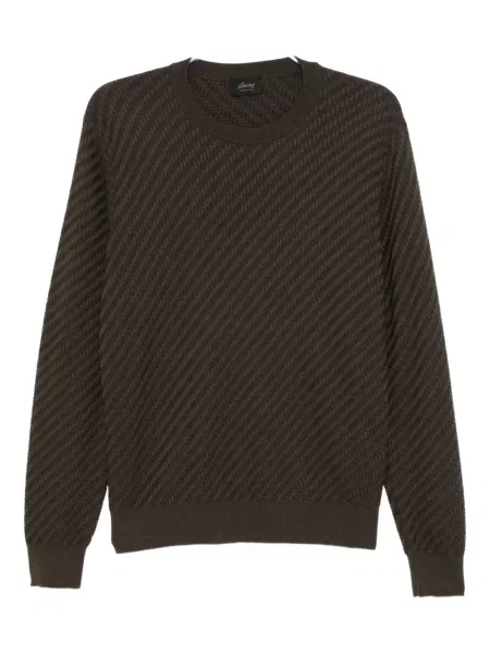 Pulover Brioni maro