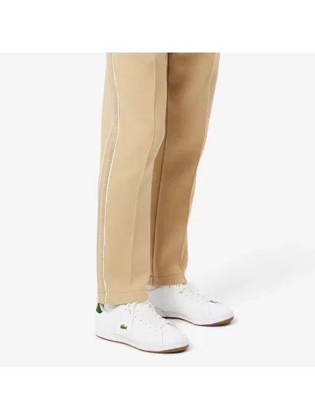 Lacoste Skórzane Sneakersy Carnaby Cup biały