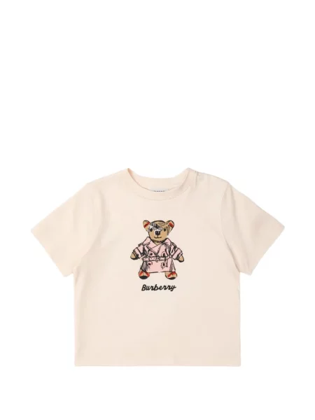 Dětské tričko Burberry růžové