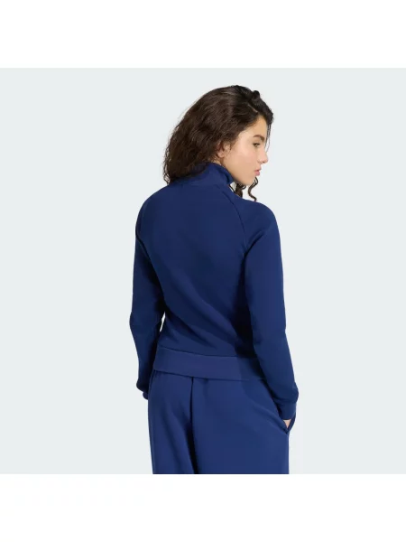 Bluza dresowa Soft Lux Slim niebieska