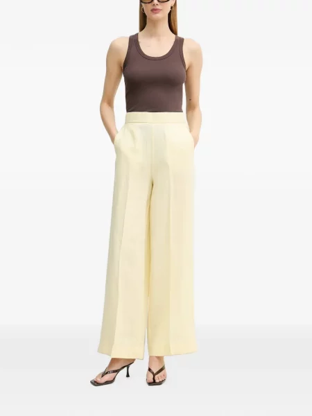 Pantaloni Benetton galben