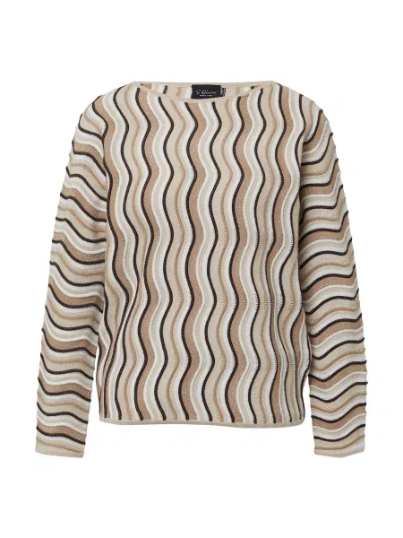 S.Oliver Pulover / mešane barve bež