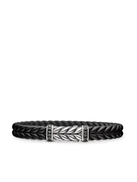 Brăţară David Yurman argintiu