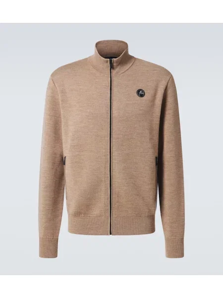 Cardigan Fusalp de lână bej