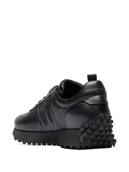 Sneakerși Officine Creative din piele albastru