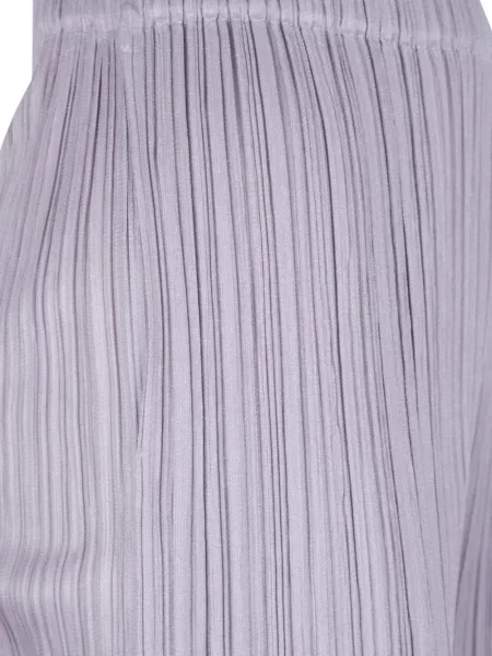 Nohavice Pleats Please Issey Miyake fialová