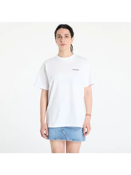 Тениска Carhartt WIP S/S Script Embroidery T-Shirt White S бяло