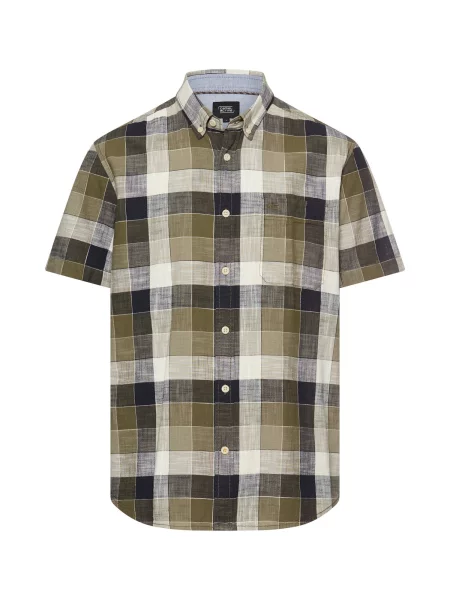 CAMEL ACTIVE Cămașă crem / metalic / kaki / oliv gri