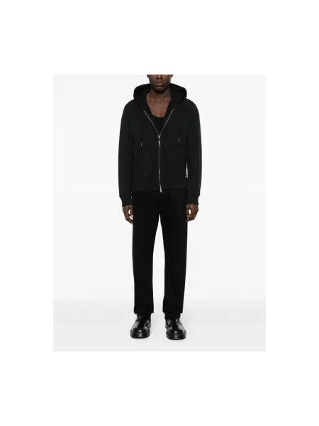 Sweter Tom Ford z kapturem z logo czarny
