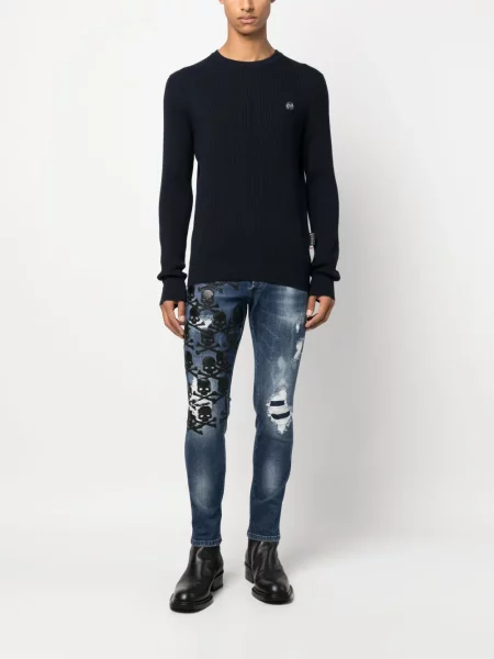 Svetr Philipp Plein z merino vlny