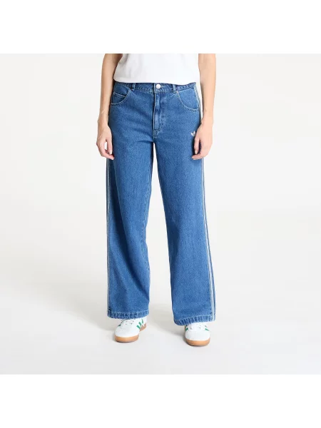 Дънки adidas Originals DENIM 3S PANT синьо