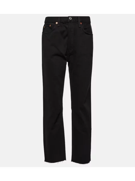 Proste jeansy Re/done czarne