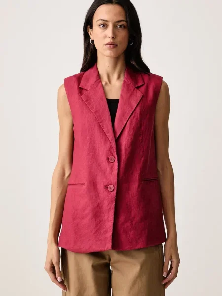 United Colors of Benetton vestă pentru femei din in