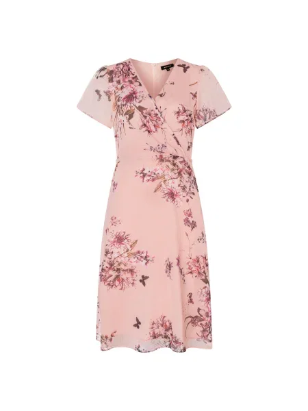 MORE & MORE Rochie metalic / oliv / roz / roz gri