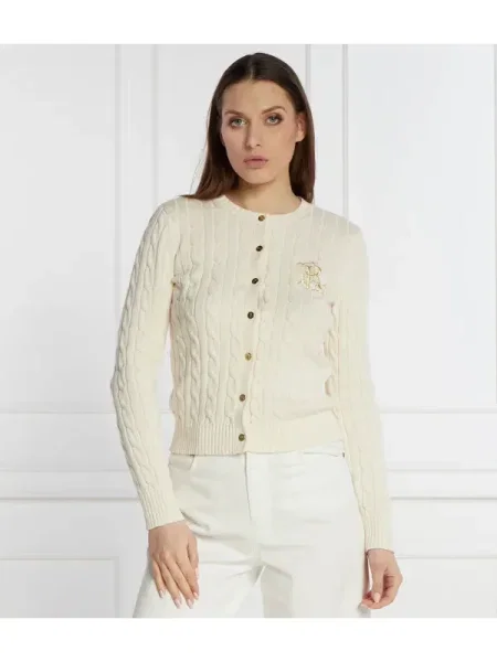 LAUREN RALPH LAUREN Kardigán RALHAN-LONG | Regular Fit bézs