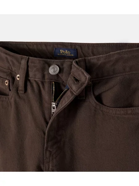 Gyerek egyenes szárú farmernadrág Polo Ralph Lauren barna