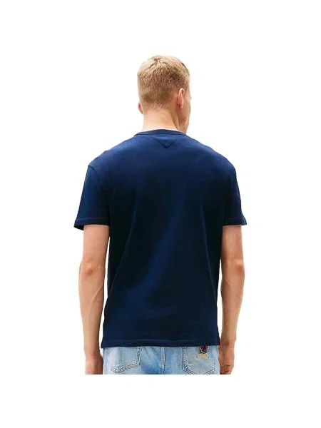 Tricou Tommy Jeans albastru