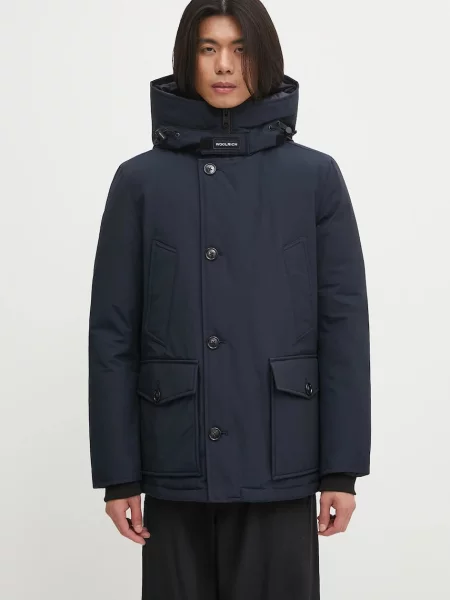 Woolrich geaca de puf Arctic marin de iarna albastru