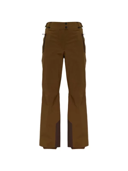 Pantaloni de schi Moncler Grenoble cu autograf verde