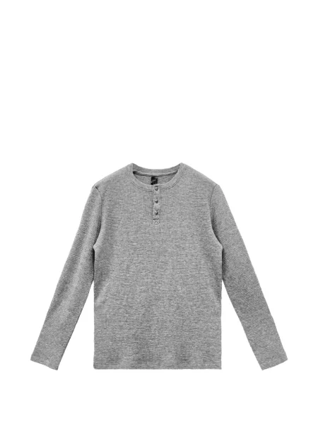 Lung tricou Chrome Hearts tricotate cu motiv cu inimi gri