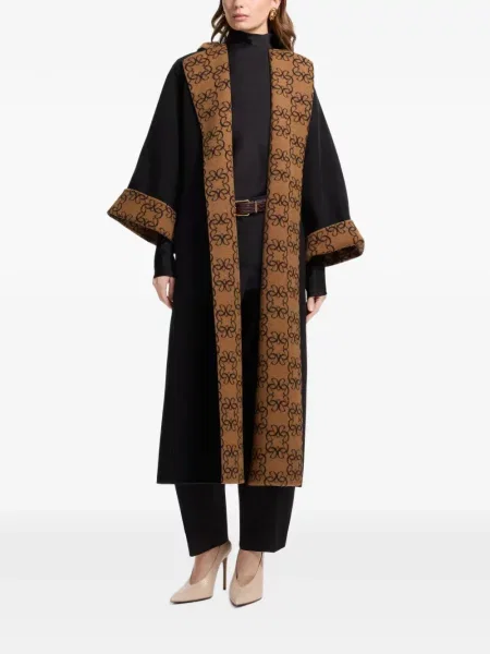 Reversibil palton Elie Saab negru
