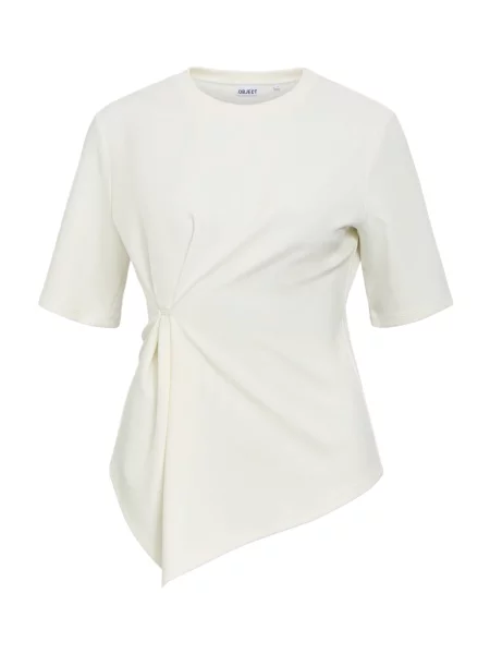 OBJECT Tricou OBJAbbey lână alb