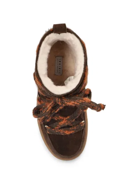 Botine Inuikii din piele de căprioară maro